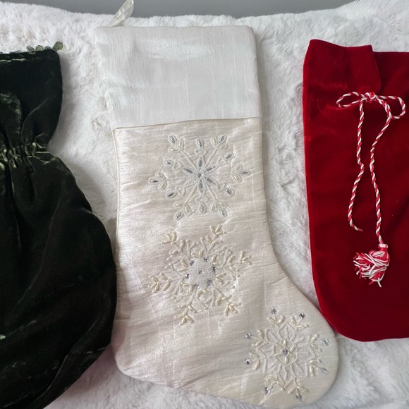 3 Piece Holiday Stocking & Wine Bottle Carrier Bundle - Picture 13 of 16